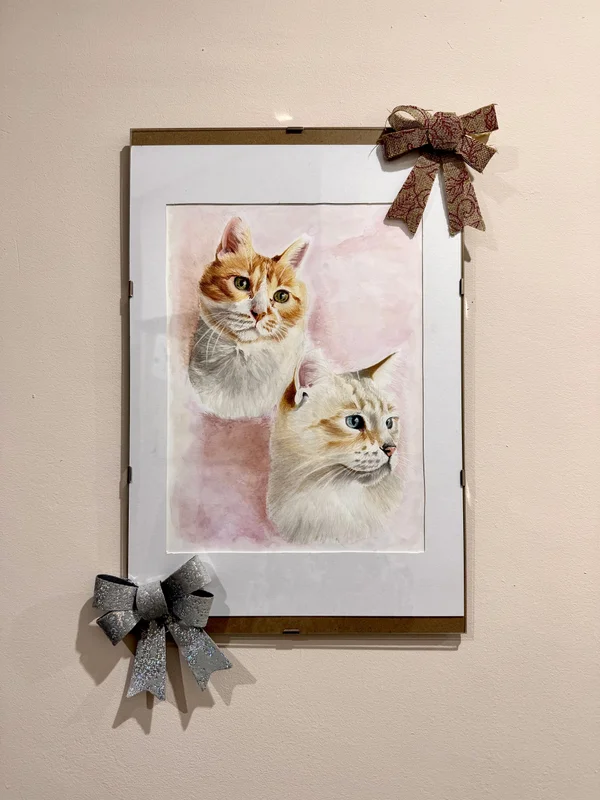 Retrato de Wanda & Nala